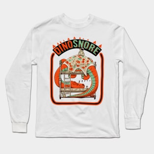 DinoSNORE Sleeping Dinosaur. Long Sleeve T-Shirt